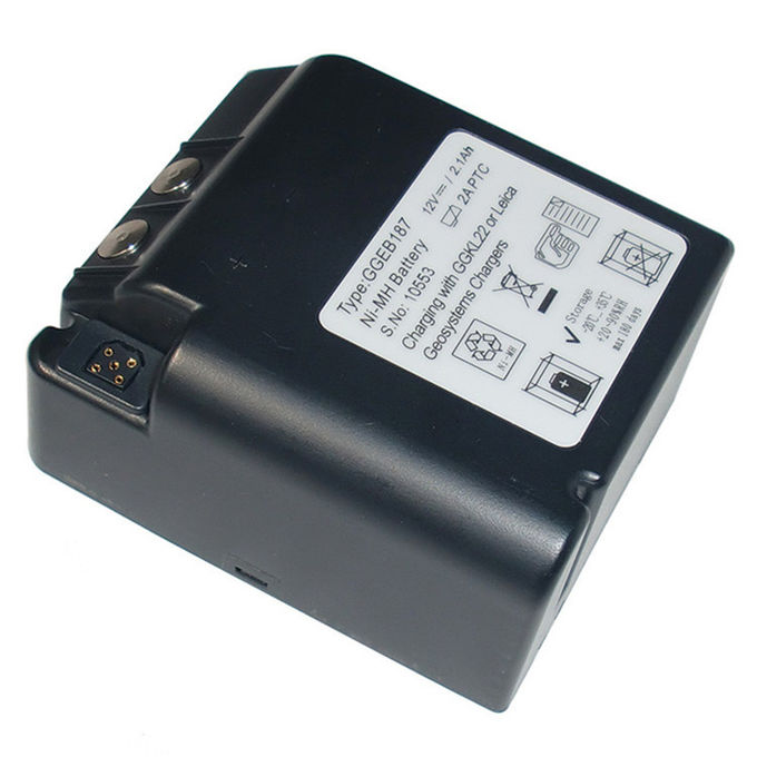 paquet de batterie rechargeable de 12V Leica Geb187, batterie de Li MH pour Tps 2000/1000